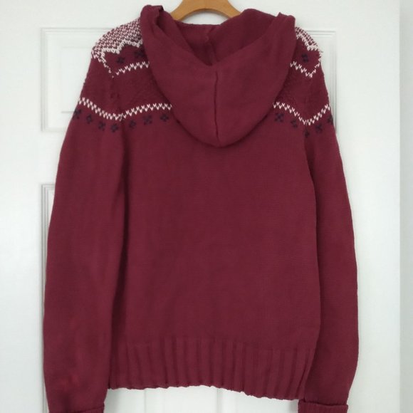 POLO Jeans Co. Ralph Lauren Red Sweater with hood (unisex) 100% Cotton USA - Picture 5 of 6